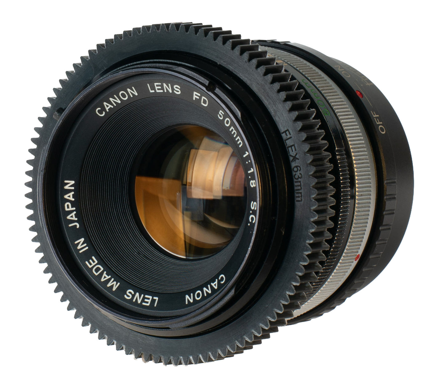 Canon FD 50mm F1.8 S.C. Cine Mod Prime Lens w/ Anamorphic Bokeh | Sony E-mount!