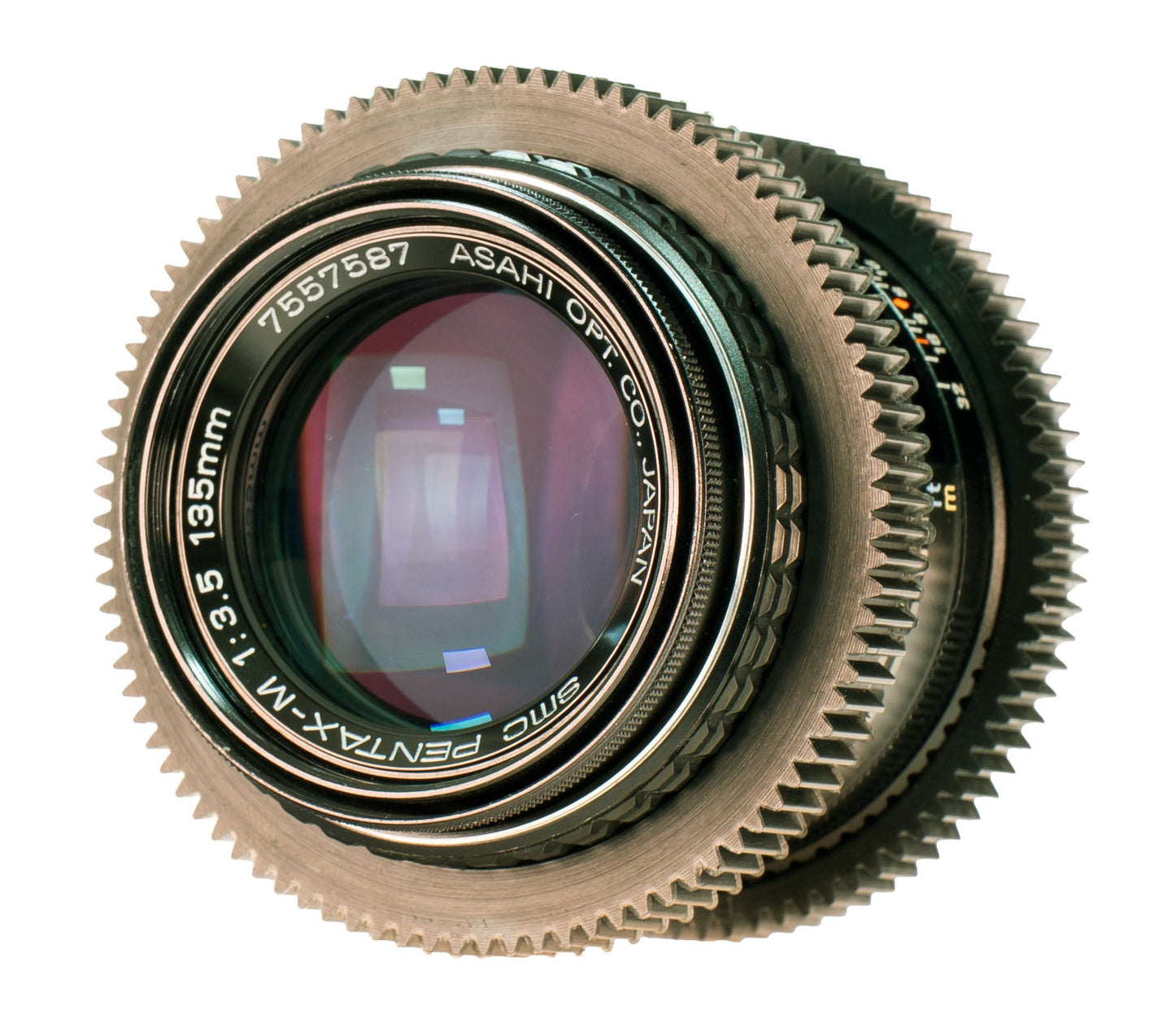 Asahi SMC Pentax - M 135mm F3.5 Cine Mod Prime w/ Anamorphic Bokeh For Canon EF! - TerPhoto Store