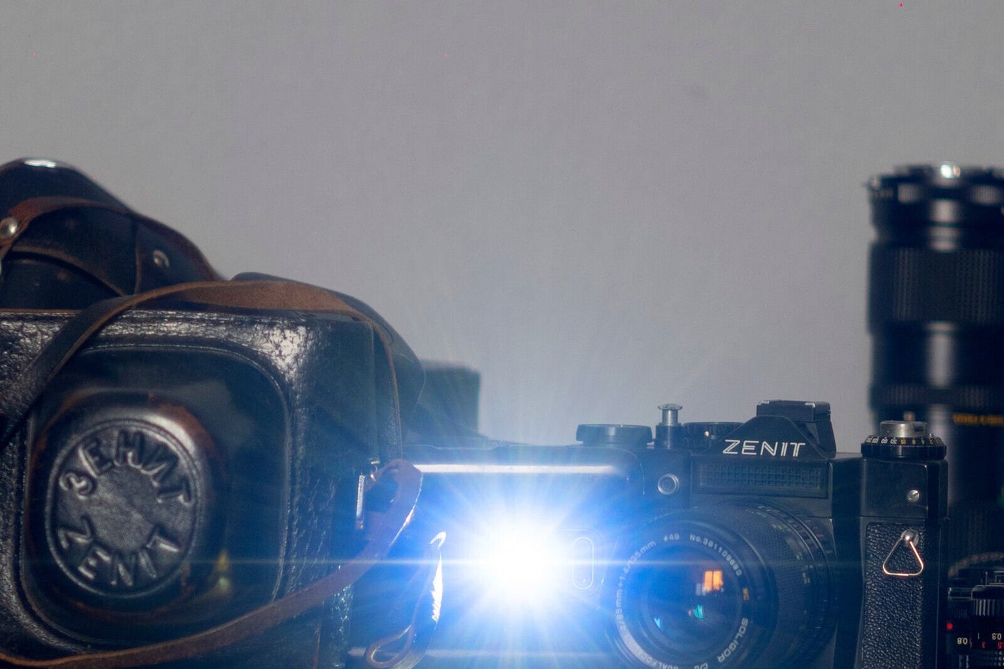 Helios 44 2/58 Prime Cine Lens w/ Blue Anamorphic Bokeh & Flare Canon EF 44M - 4! - TerPhoto Store