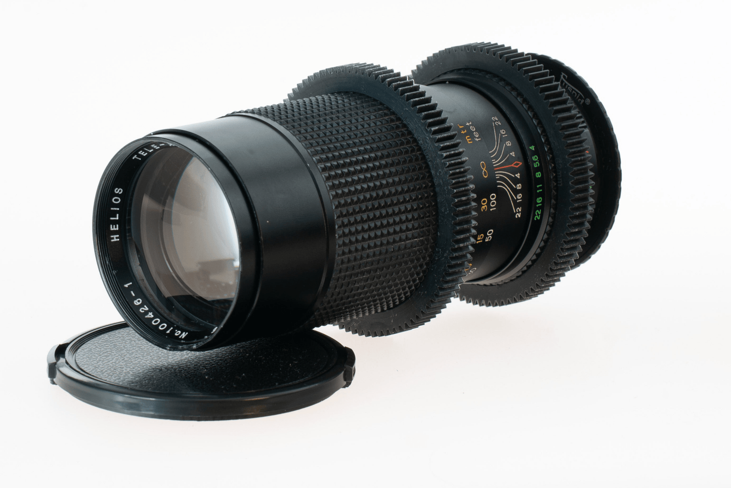 Helios Tele-Auto 200mm F4 Cine Mod w/ Blue Anamorphic Bokeh & Flares | Canon EF! - TerPhoto Store