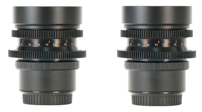 Carl Zeiss 28/35/50/80/135mm Cine Mod Lenses Set For Canon EF Mount w/ Case!