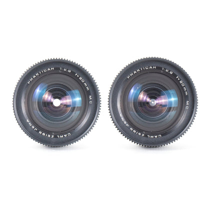 Carl Zeiss Jena Prakticar Cine Mod 20/28/35/50/55/80mm Lens Set For Canon EF!