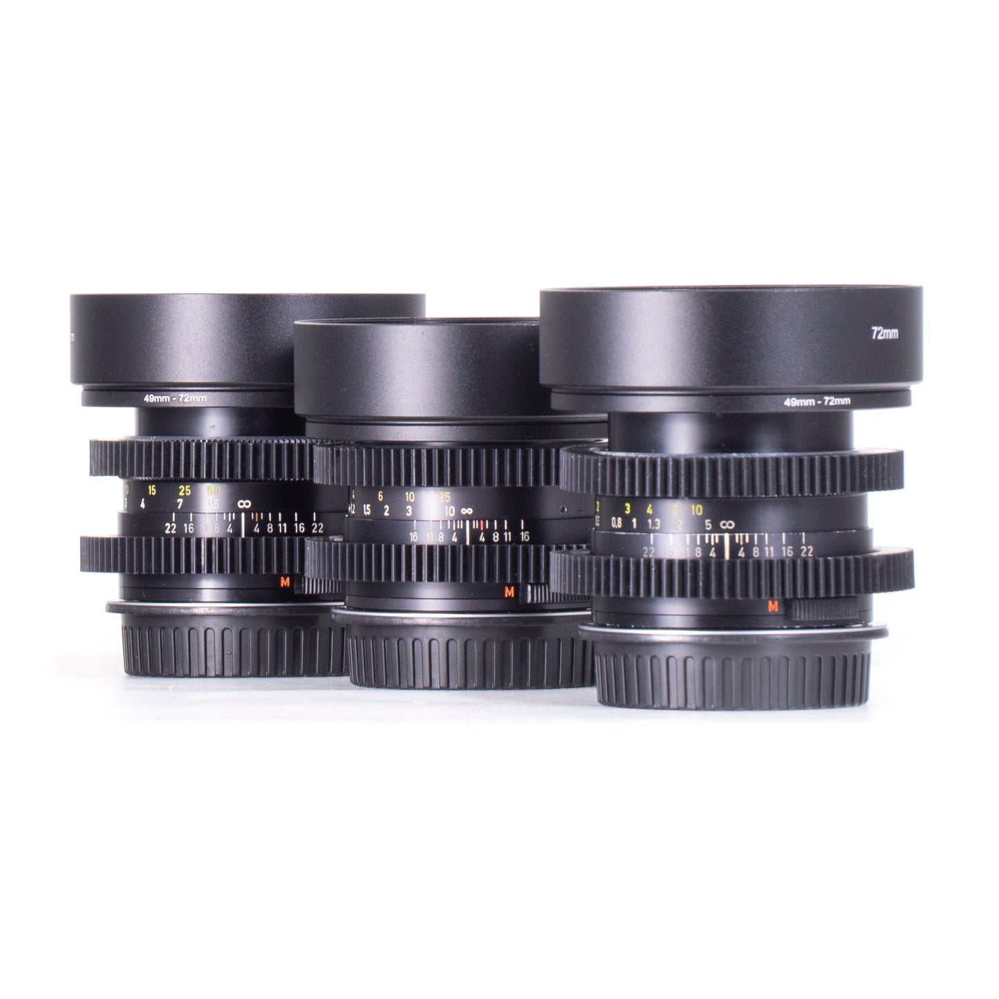 Carl Zeiss 35/50/85mm Cine Mod Prime Lenses Set For Canon EF Mount w/ Case!