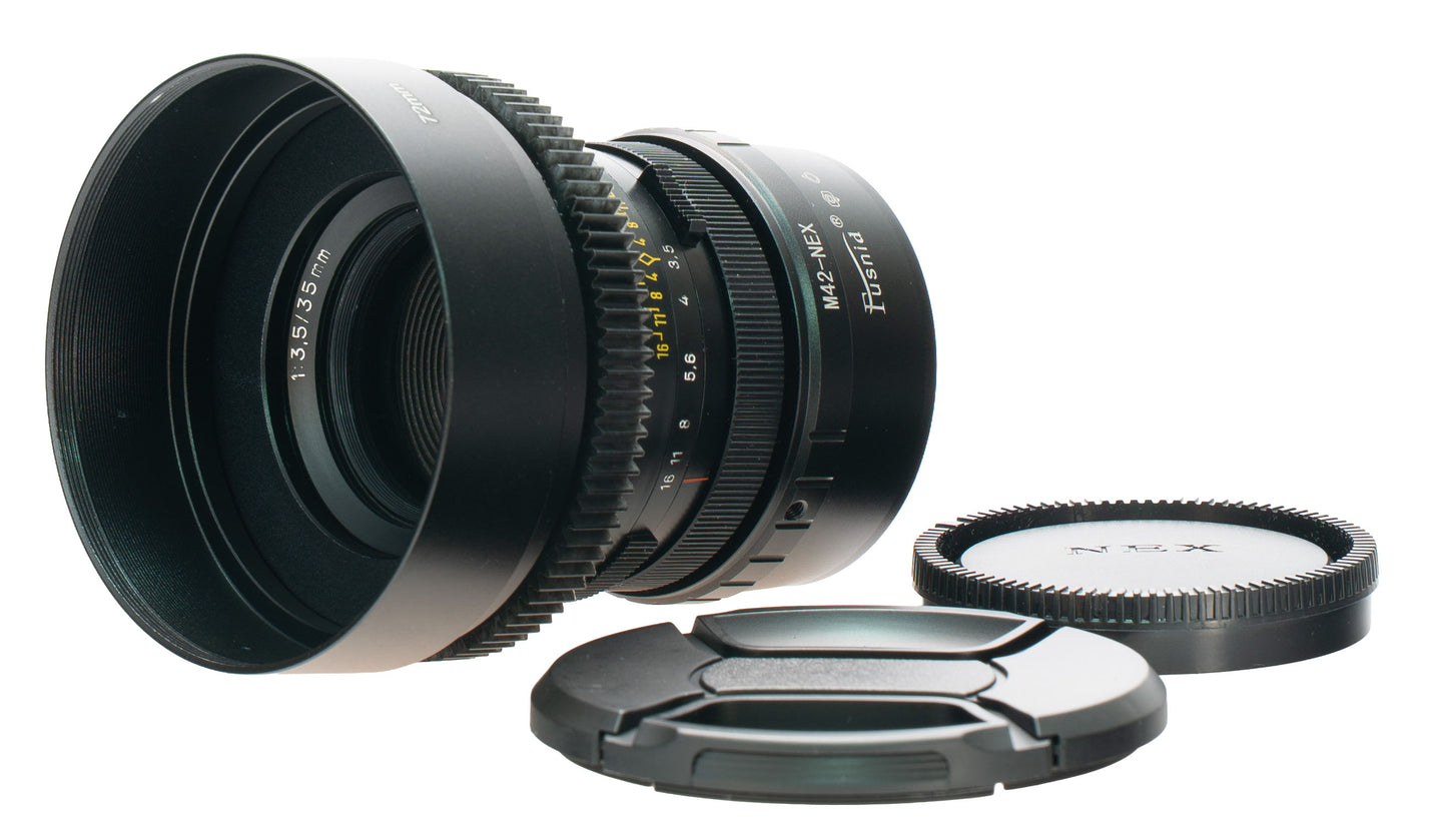 Porst Weitwinkel 35mm F3.5 Cine Mod Wide Angle Prime  Lens | Sony E-mount!
