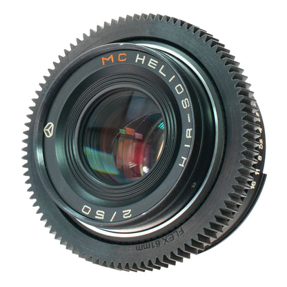 Helios-81N MC 50mm F2 Cine Mod Prime Portrait Lens w/ Anamorphic Bokeh | Nikon F