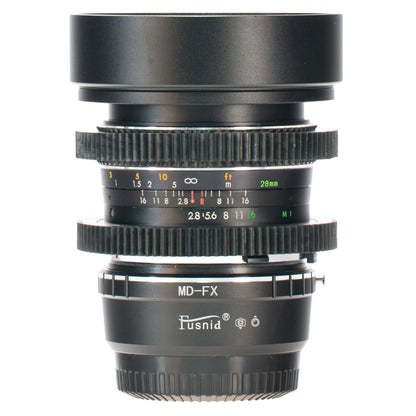 JCPenny Multi-Coated 28mm F2.8 Cine Mod w/ Anamorphic Bokeh & Flare | Fujifilm X