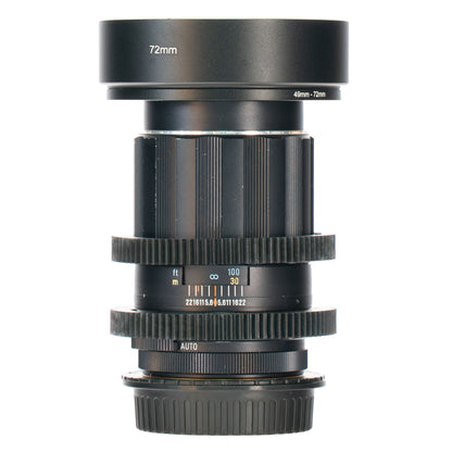 Asahi Super-Multi-Coated TAKUMAR 135mm F3.5 Cine w/ Anamorphic Bokeh | Canon EF