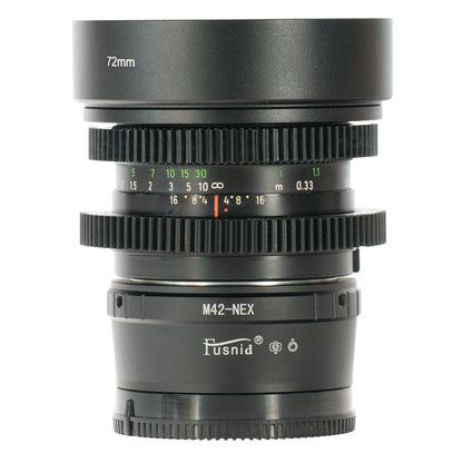 Pentacon Auto MC 50mm F1.8 Cine Mod Prime w/ Anamorphic Bokeh | Sony E-mount!