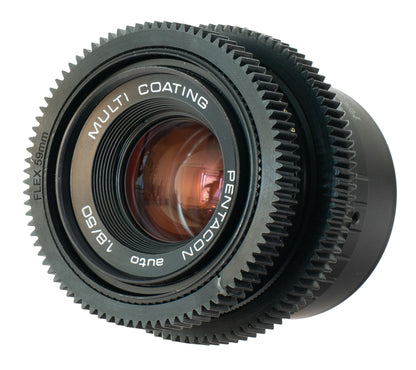 Pentacon Auto MC 50mm F1.8 Cine Mod Prime w/ Anamorphic Bokeh | Sony E-mount!