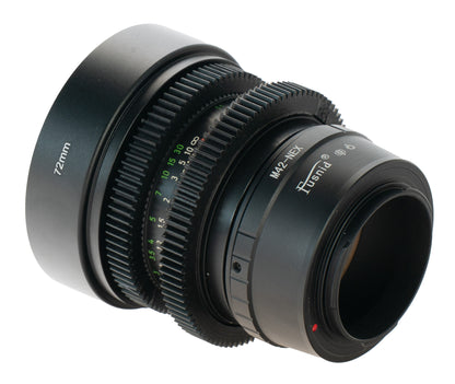 Pentacon Auto MC 50mm F1.8 Cine Mod Prime w/ Anamorphic Bokeh | Sony E-mount!