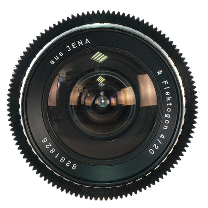 Carl Zeiss ausJENA Flektogon 20mm F4 Zebra Cine Mod Prime Wide Lens | Arri PL!
