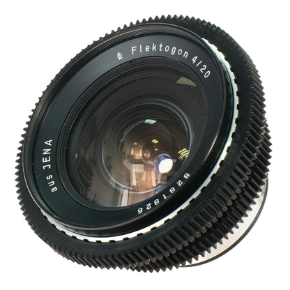 Carl Zeiss ausJENA Flektogon 20mm F4 Zebra Cine Mod Prime Wide Lens | Arri PL!