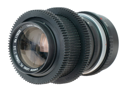 Canon FL 135mm F3.5 Cine Mod Telephoto Prime w/ Anamorphic Bokeh | Sony E-mount!