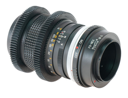 Canon FL 135mm F3.5 Cine Mod Telephoto Prime w/ Anamorphic Bokeh | Sony E-mount!