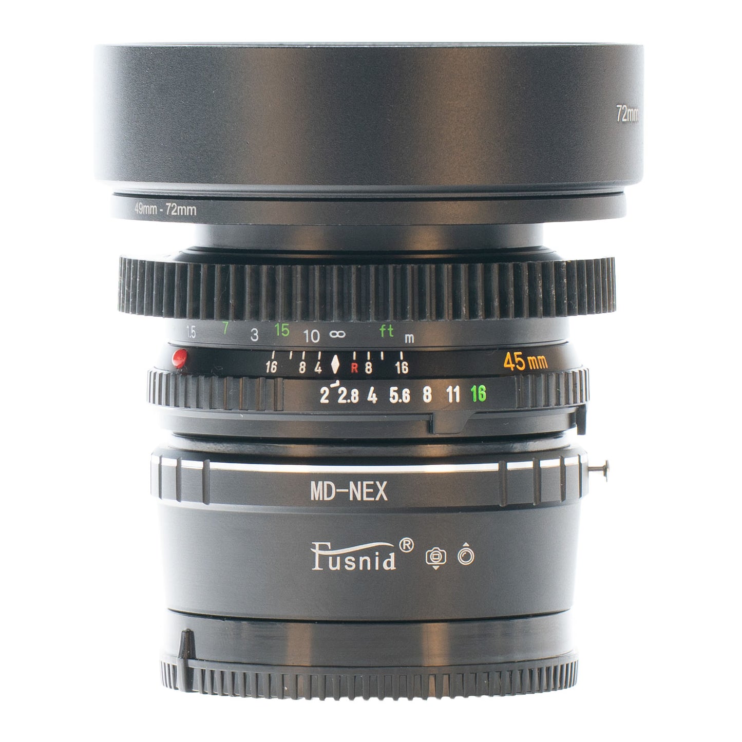 Minolta MD Rokkor 45mm F2 Cine Mod Lens w/ Anamorphic Bokeh For Sony E-mount!