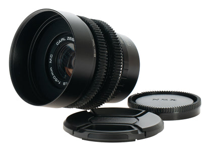 Carl Zeiss Jena DDR MC P (Pancolar) 50mm F1.8 Cine Mod Prime Lens | Sony E-mount