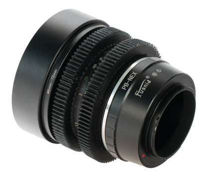 Carl Zeiss Jena DDR MC P (Pancolar) 50mm F1.8 Cine Mod Prime Lens | Sony E-mount