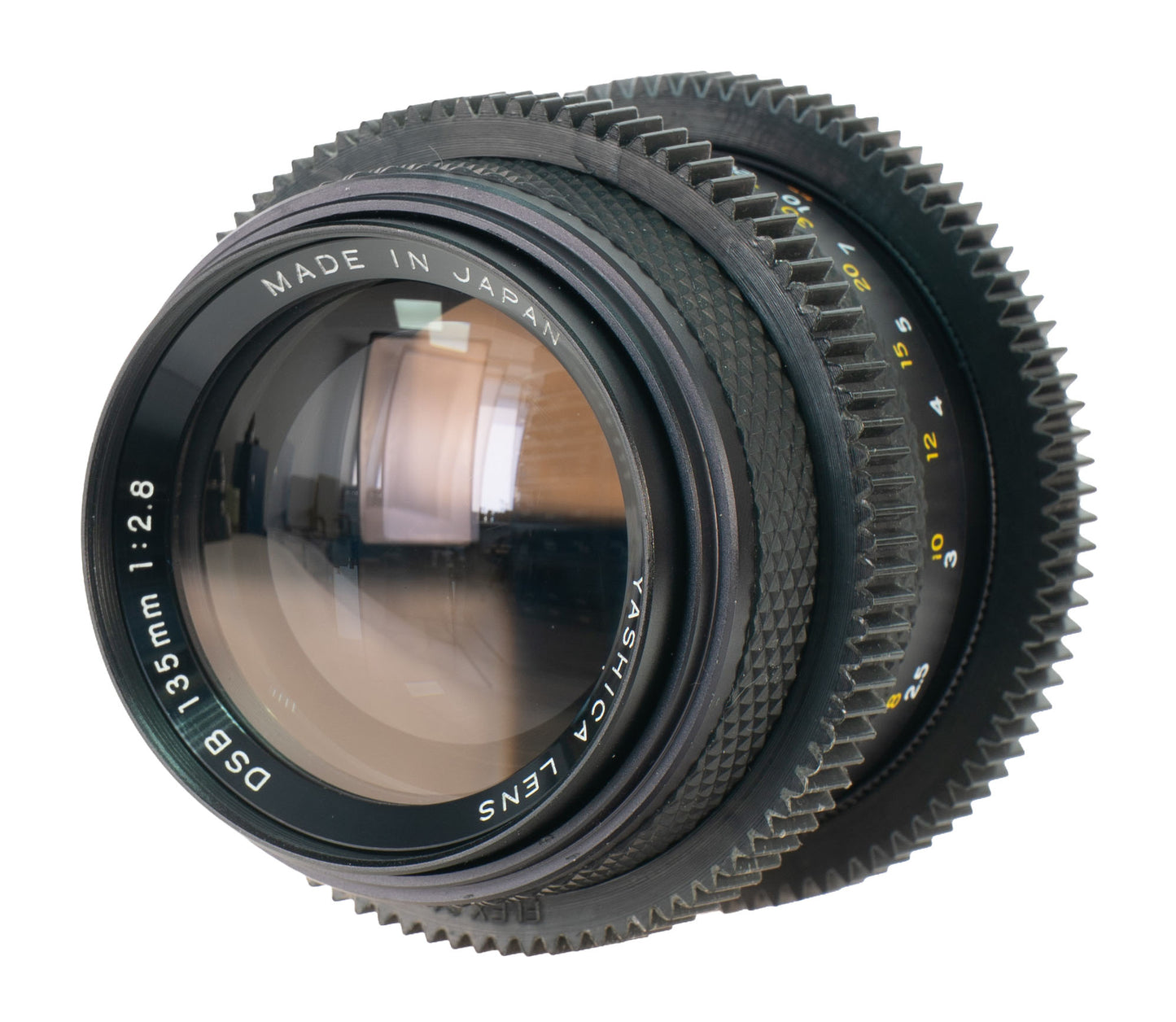 Yashica DSB 135mm F2.8 Cine Mod Prime Tele Lens w/ Anamorphic Bokeh | Canon EF!
