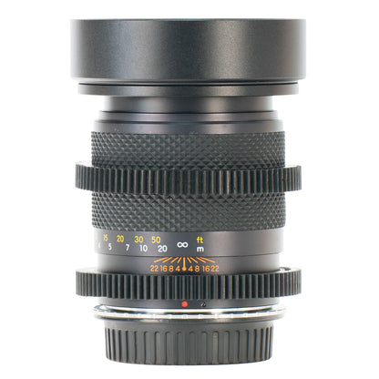 Yashica DSB 135mm F2.8 Cine Mod Prime Tele Lens w/ Anamorphic Bokeh | Canon EF!