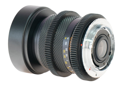 Yashica DSB 135mm F2.8 Cine Mod Prime Tele Lens w/ Anamorphic Bokeh | Canon EF!