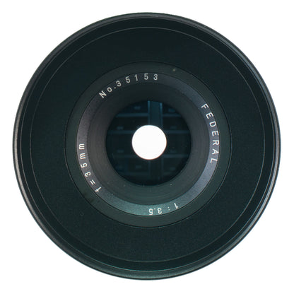 Federal 35mm F3.5 Vintage Wide-Angle Cine Mod Prime Lens | Arri PL!