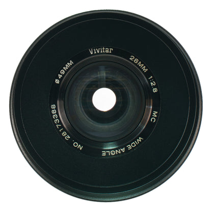 Vivitar MC Wide-Angle 28mm F2.8 Cine Mod Serviced Vintage Prime | Fujifilm X/FX