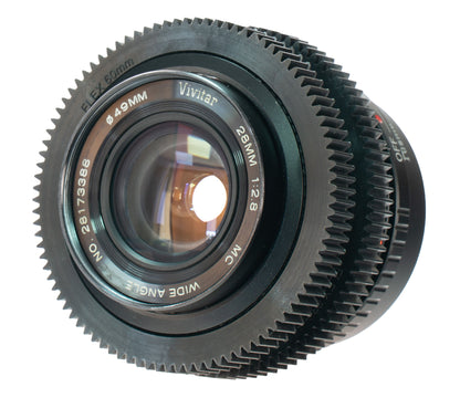 Vivitar MC Wide-Angle 28mm F2.8 Cine Mod Serviced Vintage Prime | Fujifilm X/FX