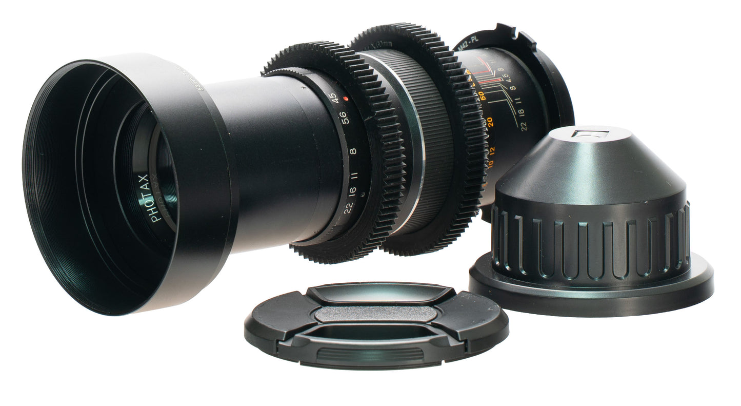 Photax 200mm F4.5 Cine Mod Serviced Telephoto Vintage Prime Lens | Arri PL