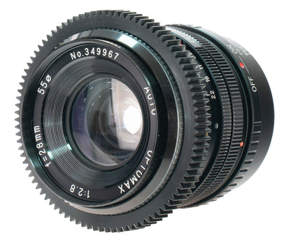 Optomax Auto 28mm F2.8 Cine Mod Prime Wide Angle Vintage Lens | Sony E-mount!
