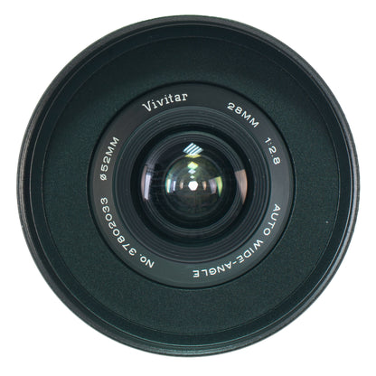 Vivitar Auto Wide-Angle 28mm F2.8 Cine Mod Prime Vintage Lens | Nikon F (Ai)!