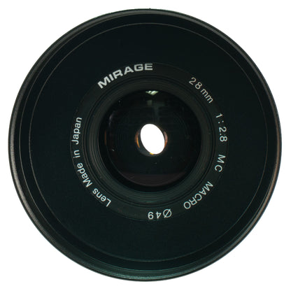 Mirage MC Macro 28mm F2.8 Cine Mod Wide Prime w/ Anamorphic Bokeh | Canon EF