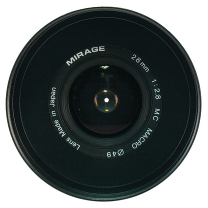 Mirage MC Macro 28mm F2.8 Cine Mod Wide Prime w/ Anamorphic Bokeh | Canon EF