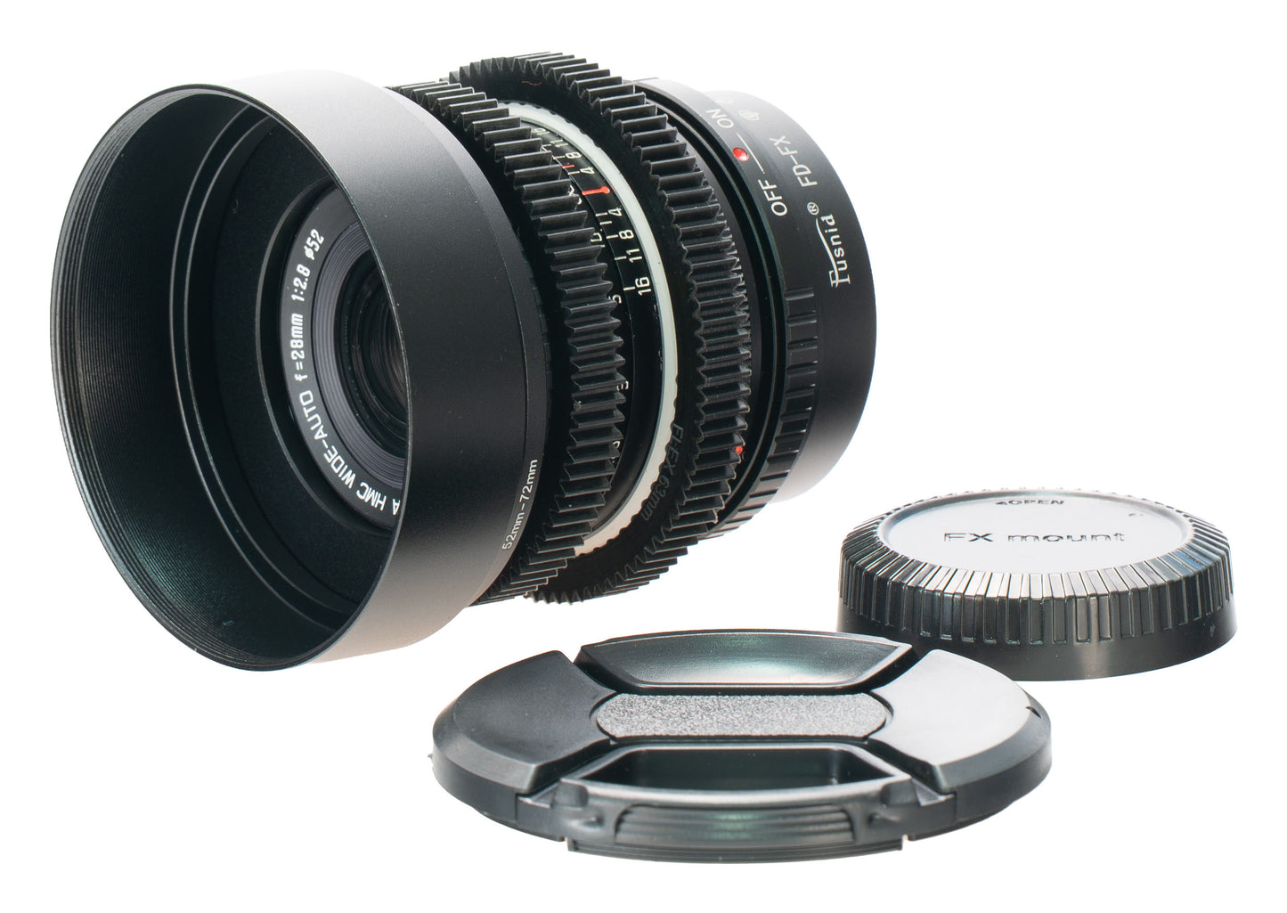 Hoya HMC Wide-Auto 28mm F2.8 Cine Mod Wide Lens w/ Anamorphic Bokeh | Fujifilm X