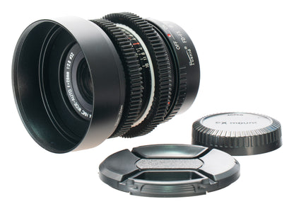 Hoya HMC Wide-Auto 28mm F2.8 Cine Mod Wide Lens w/ Anamorphic Bokeh | Fujifilm X