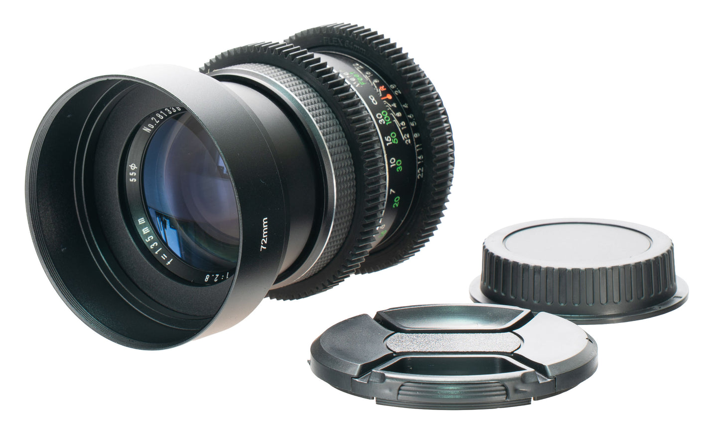 Soligor Tele-Auto 135mm F2.8 Cine Mod w/ Anamorphic Bokeh & Flare | Canon EF