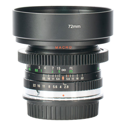 Super Ozeck II Auto MC 28mm F2.8 Cine Mod Wide Angle Vintage Prime | Canon EF