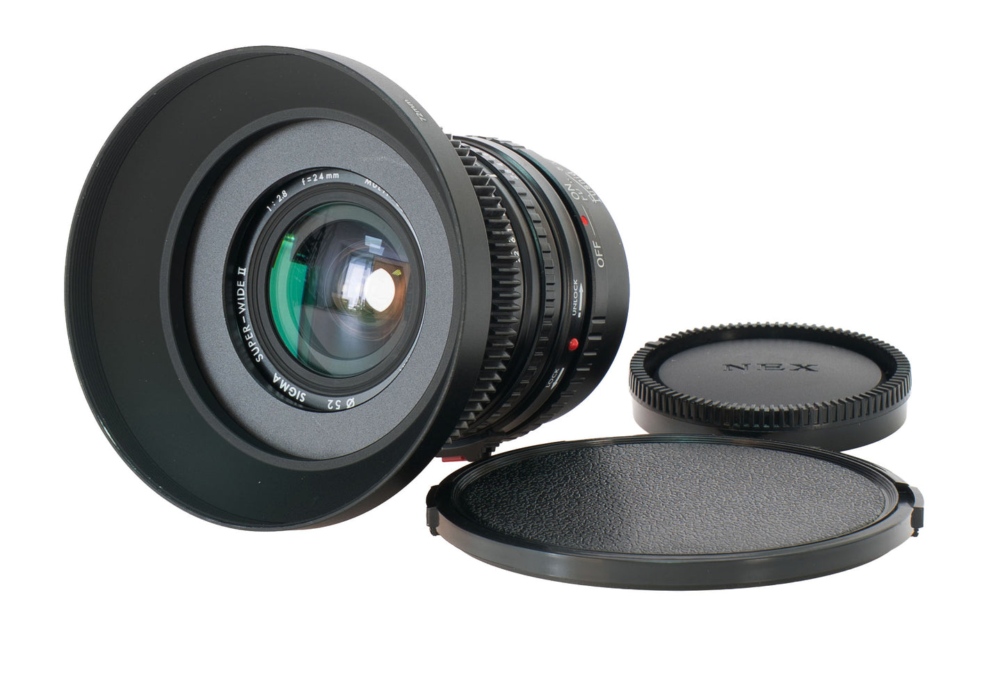 Sigma Super-Wide II Multi-Coated 24mm F2.8 Cine Mod Prime Lens | Sony E-mount!
