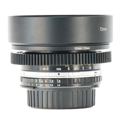 Nikon Series E 50mm F1.8 Cine Mod Vintage Prime Portrait Lens | Nikon F (Ai)!