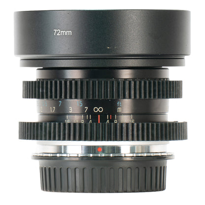 Hoya HMC Wide-Auto 35mm F2.8 Cine Mod w/ Anamorphic Bokeh & Flare | Canon EF!
