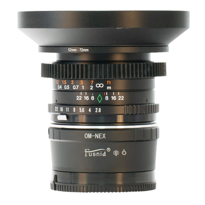 Super-Paragon PMC Auto 84° 24mm F2.8 Cine Mod Wide Angle Lens | Sony E-mount!