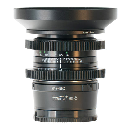 Pentacon MC Prakticar 24mm F2.8 Cine Mod Wide Angle Lens | Sony E-mount!