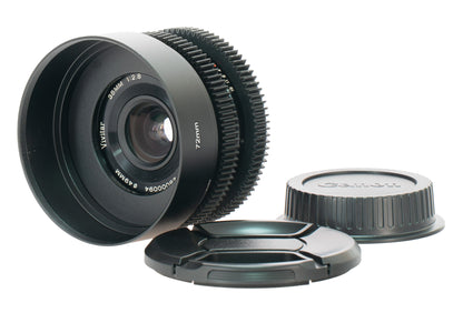 Vivitar Auto Wide-Angle 35mm F2.8 Cine Mod Prime w/ Anamorphic Bokeh | Canon EF!