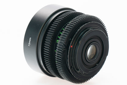 Vivitar Auto Wide-Angle 35mm F2.8 Cine Mod Prime w/ Anamorphic Bokeh | Canon EF!