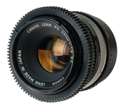 Canon FD 50mm F1.8 S.C. Cine Mod Prime Lens w/ Anamorphic Bokeh | Sony E-mount!