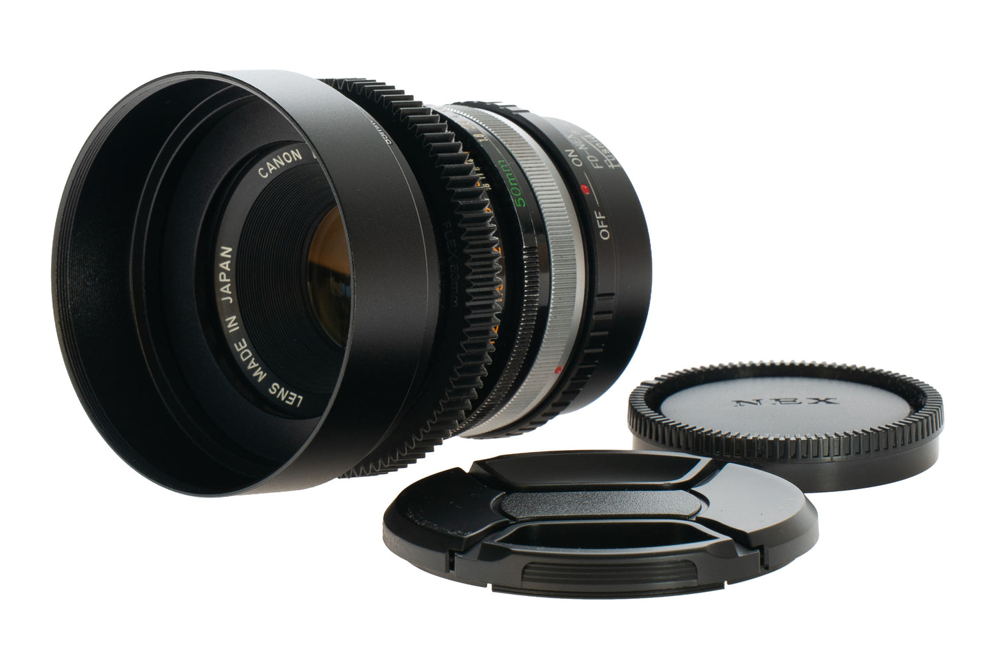 Canon FD 50mm F1.8 S.C. Cine Mod Prime Lens w/ Anamorphic Bokeh | Sony E-mount!