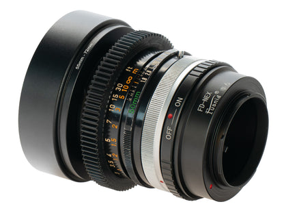 Canon FD 50mm F1.8 S.C. Cine Mod Prime Lens w/ Anamorphic Bokeh | Sony E-mount!