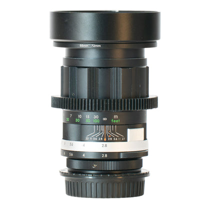Soligor 135mm F2.8 Cine Mod Prime w/ Orange Anamorphic Bokeh & Flare | Canon EF!