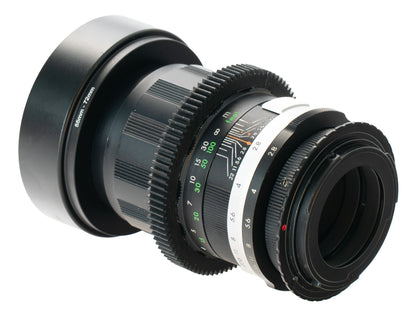 Soligor 135mm F2.8 Cine Mod Prime w/ Orange Anamorphic Bokeh & Flare | Canon EF!