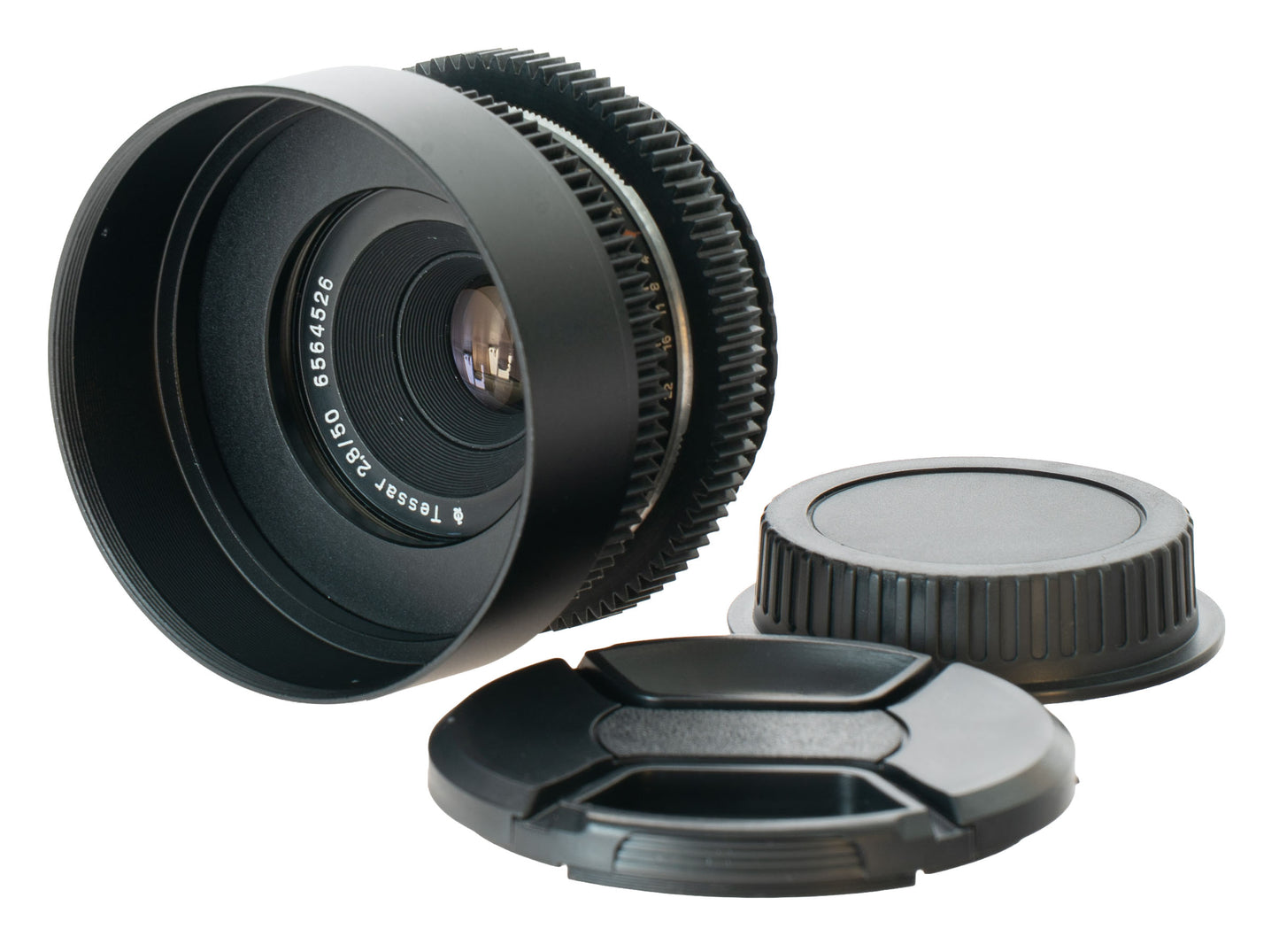 Carl Zeiss Jena Tessar 50mm F2.8 Vintage Cine Mod Prime Portrait Lens | Canon EF