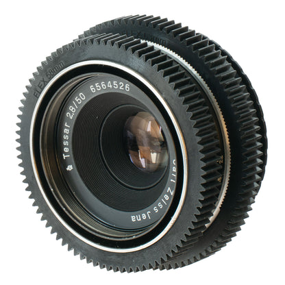Carl Zeiss Jena Tessar 50mm F2.8 Vintage Cine Mod Prime Portrait Lens | Canon EF
